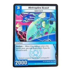 Metroplex Scout Trading Card - Blue